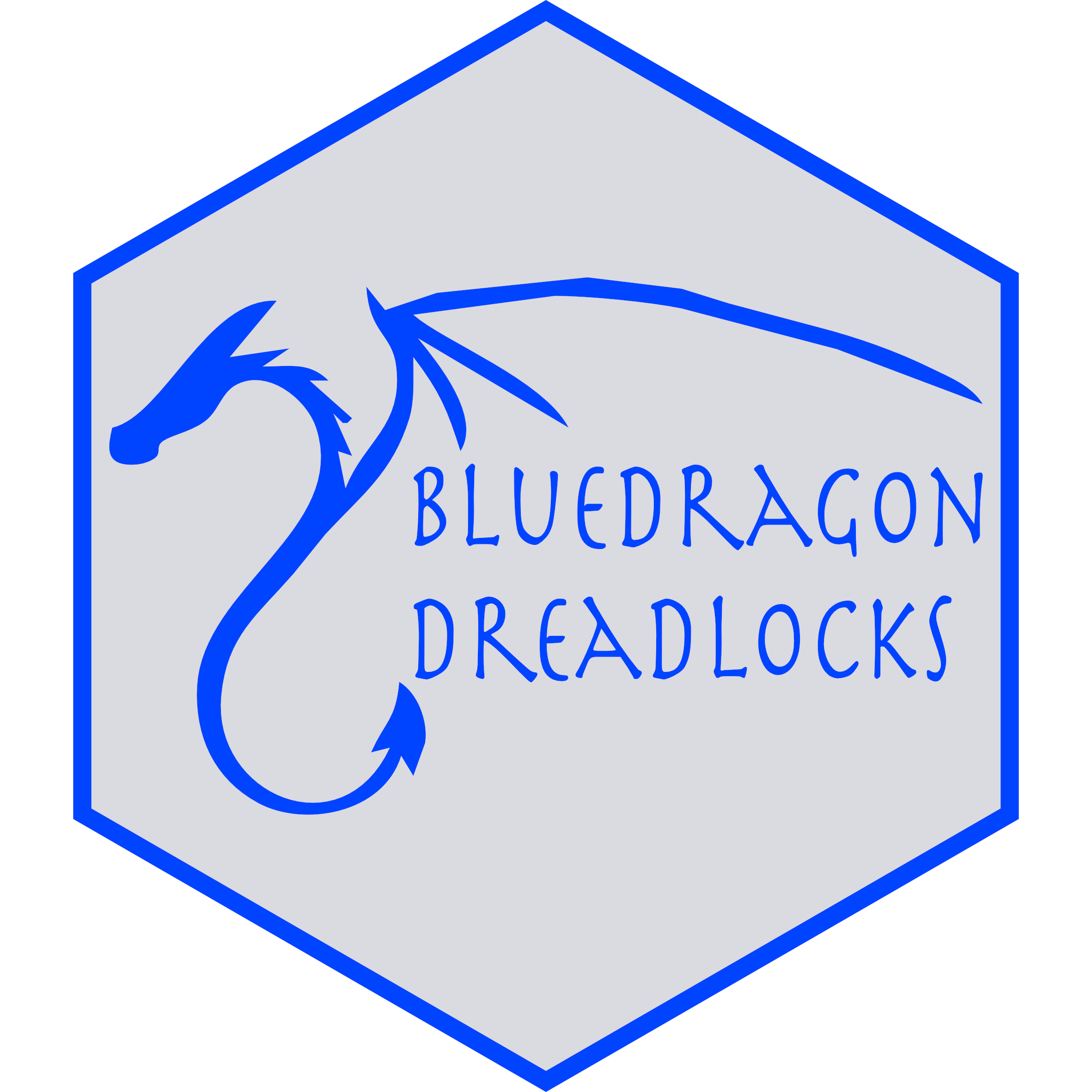 BlueDragon Dreadlocks Logo